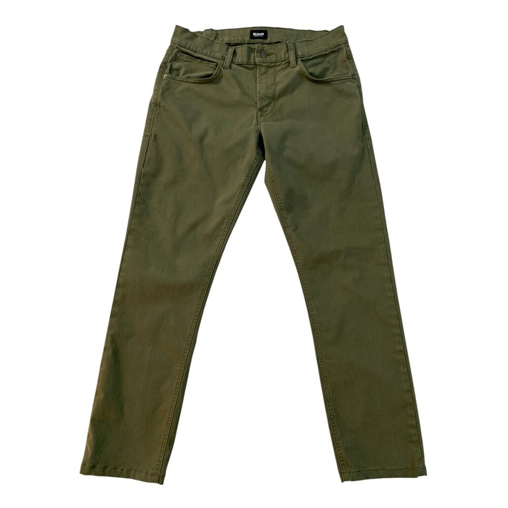 Hudson Men’s size 31 X 28 Green Blake Slim Straight Leg Jeans CMPR Color